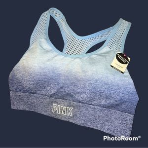 PINK sports bra Gradient Blue